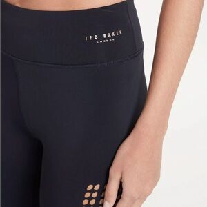 Ted Baker London Laser Cut Performance Leggings XS Workout Activewear‎ Fitness